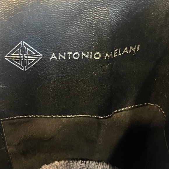 ANTONIO MELANI Elegant Black Over the Knee Boots - Picture 7 of 9